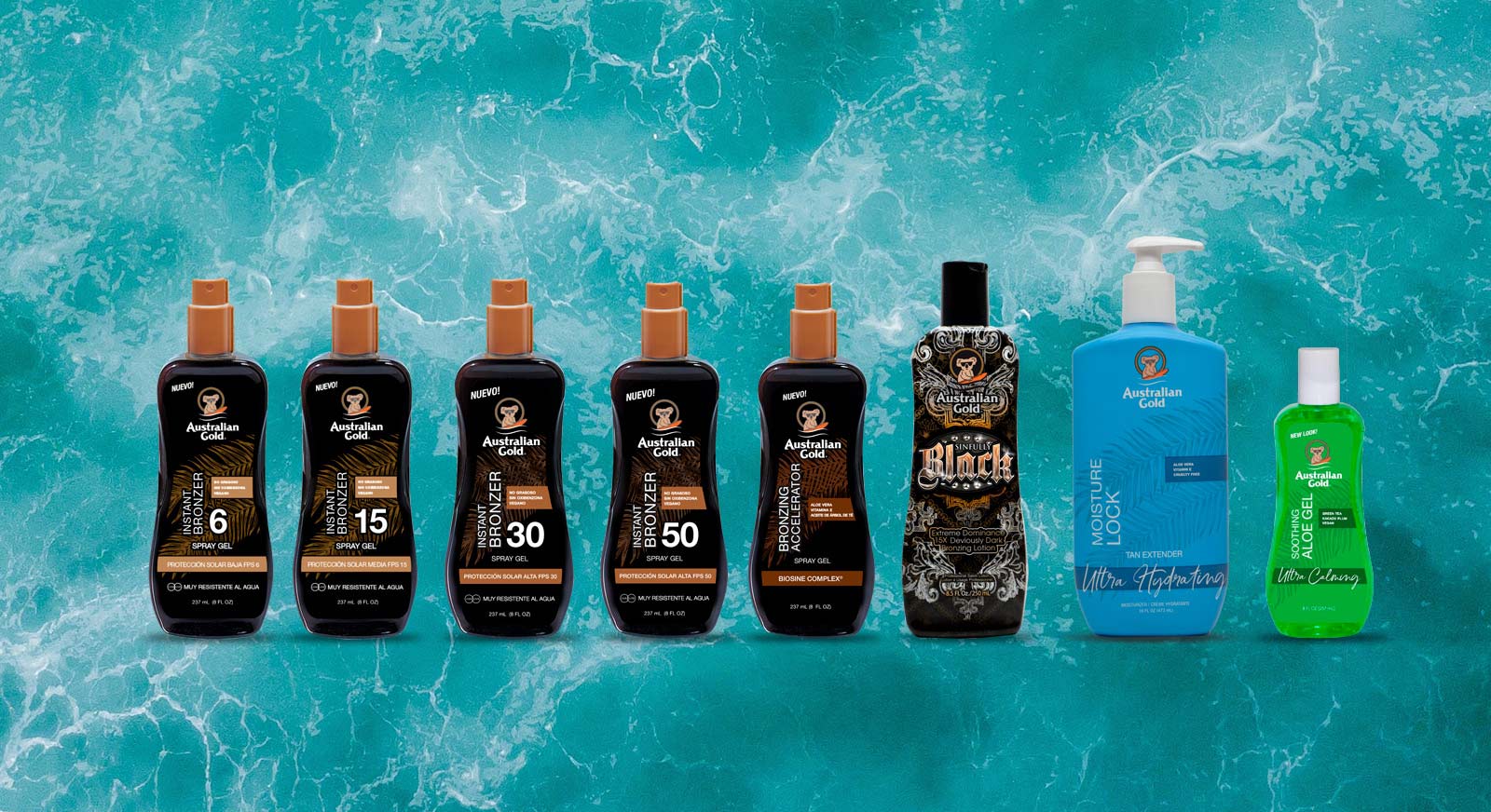 linea de productos australian gold
